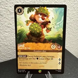 Disney Lorcana Wilds Unknown Dale - Ready for His Shot 22/204 Legendary - Image 4