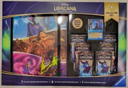 Disney Lorcana First Chapter Collector Portfolio Promo Costco New - Set 6 Packs - Image 1
