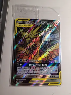 Pokemon Moltres Zapdos Articuno GX Hidden Fates Black Star Promo SM210 SEALED NM - Image 1