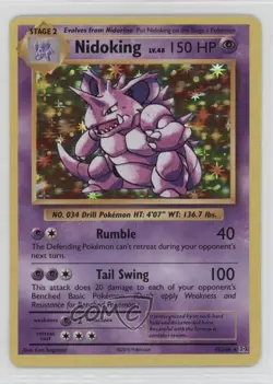 Nidoking Holo Pokemon XY Evolutions 20th Anniversary #45 - Image 1