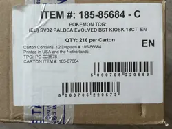POKEMON TCG Paldea Evolved Scarlet & Violet Sealed 12 x half Booster Box Case 🔥 - Image 3