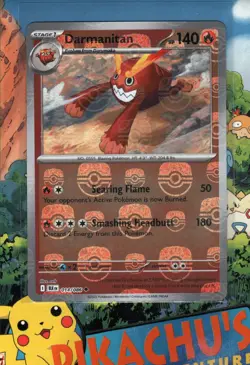 Pokemon TCG Darmanitan - (Master Ball Pattern) 014/086 Sv: Black Bolt Holo NM/M - Image 1