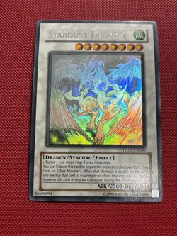 Yu-Gi-Oh! TCG Stardust Dragon TDGS-EN040 Ghost Rare Unlimited - Image 1