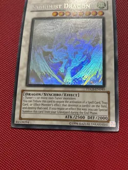 Yu-Gi-Oh! TCG Stardust Dragon TDGS-EN040 Ghost Rare Unlimited - Image 5