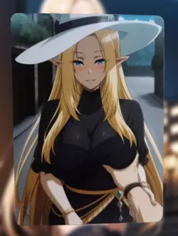 Alpha The Eminence in Shadow Anime Waifu Sexy Goddess Doujin Lewd Hentai Card - Image 1