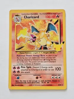 Charizard 4/102 Celebrations 25th Anniversary Holo Pokemon Card - Near Mint - Image 1