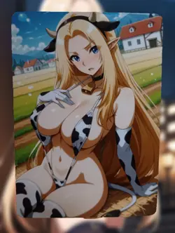 Alpha The Eminence in Shadow Anime Waifu Sexy Goddess Doujin Lewd Hentai Card - Image 1