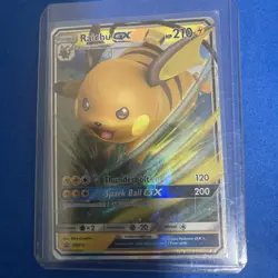 💥Raichu GX - SM213 - Ultra Rare - Sun & Moon - Black Star Promo - Pokemon Card - Image 1