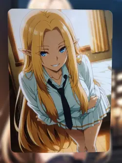 Alpha The Eminence in Shadow Anime Waifu Sexy Goddess Doujin Lewd Hentai Card - Image 1