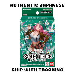 ONE PIECE TCG CARD GAME AUTHENTIC JAPANESE GREEN BONNEY STARTER DECK ST24 SEALED - Image 1