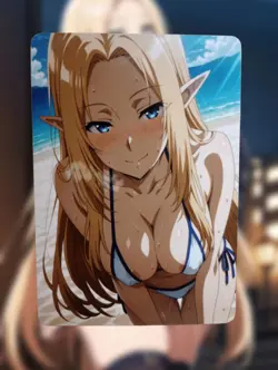 Alpha The Eminence in Shadow Anime Waifu Sexy Goddess Doujin Lewd Hentai Card - Image 1