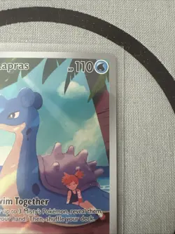Pokemon TCG Misty's Lapras Destined Rivals Illustration Rare 194/182 TCG Card - Image 4