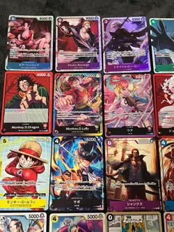 ! One Piece lot of 30 Cards. OP Rares-SR, McDonald Promo, Leader, Mixed-Lang. - Image 2