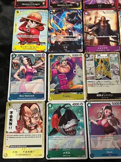 ! One Piece lot of 30 Cards. OP Rares-SR, McDonald Promo, Leader, Mixed-Lang. - Image 4