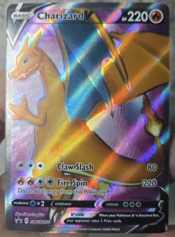 Charizard V SWSH050 SWSH: Sword & Shield Promo Cards Holo Full Art - Image 1