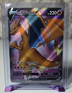 Charizard V SWSH050 SWSH: Sword & Shield Promo Cards Holo Full Art - Image 3