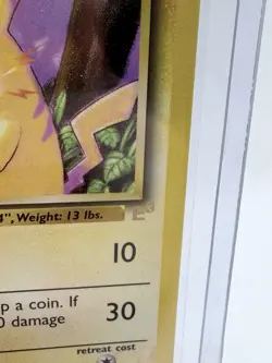 Pikachu 58/102, LP E3 Stamped Promo, 1999 Base Set, Yellow Cheeks, Pokemon Card - Image 2