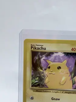 Pikachu 58/102, LP E3 Stamped Promo, 1999 Base Set, Yellow Cheeks, Pokemon Card - Image 3
