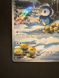Pokemon TCG Piplup 098/094 – Phantasmal Flames – Illustration Rare Pokemon Card - Image 5