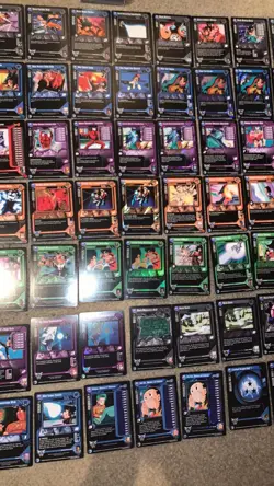 Dragon Ball GT CCG Score Shadow Dragon lot of 258 cards 30+ foils No duplicates - Image 3