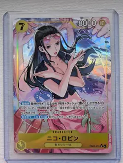 Nico Robin Alternate Art EB03-055 SR Japanese One Piece Card Game - Image 1