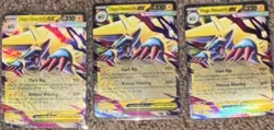 Pokemon TCG Mega Manectric EX 050/123 Holo Card Lot 3 Nintendo English - Image 1
