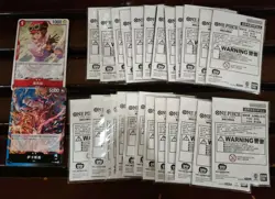 Lot*25 Package Sakazuki P-076 Koala P-069 One Piece Promotion Card #2 EM68 - Image 2