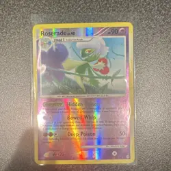 Pokemon Roserade 23/100 Stormfront 2006 Reverse Holo Rare HP90 Card - Image 1