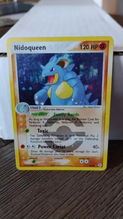 NIDOQUEEN Fire Red & Leaf Green POKEMON Holo Foil 2004 Trading Card 9/112 TCG - Image 1
