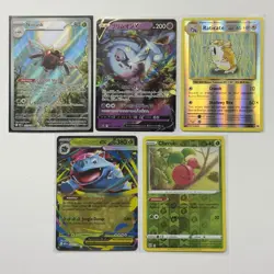 Pokemon Card Lot (5 Cards) - Vintage Full Hyper Ultra Rare IR SIR AR Holo SAR - Image 1