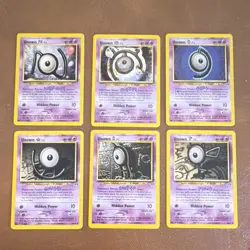 Pokemon Neo Destiny Unown Lot (6 Cards) Wizards of the Coast Basic English 2001 - Image 1