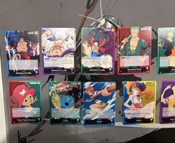 One Piece Leader Card Straw Hat Crew 11x Mixed Lot English - Image 2