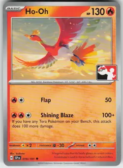 Ho-Oh 019/191 Uncommon Prize Pack Series Cards Pokemon Near Mint - Image 1