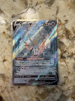 Zacian v Crown Zenith: Galarian Gallery Holo Ultra Rare Card GG48/GG70 NM - Image 1