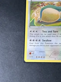 Pokemon TCG Snorlax Fates Collide Card 77/124 Regular Rare *LP Read Description* - Image 3