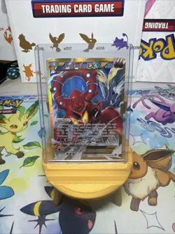 Pokemon TCG Volcanion-EX Steam Siege Holo Card 115/114 Secret Ultra Rare - Image 1