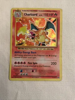 CHARIZARD LV. 76 2016 POKEMON CARD 150HP RARE 11/108 - Image 1