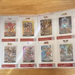 Dragon Ball Games BATTLE HOUR 2026 Premium Card Collection (All 8 Cards, Sealed) - Image 1