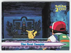 The First Temple #32 Topps The Movie 2000 Trading Cards Pokemon Lightly Played - Image 1