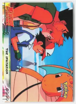 The Invitation #13 Topps The First Movie Trading Cards Pokemon Near Mint - Image 1