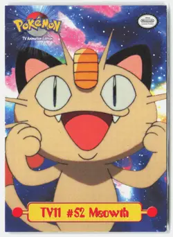 Meowth #87 Topps Trading Cards Series 1 Pokemon Near Mint - Image 1