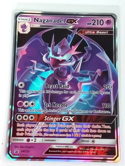 Naganadel Gx Sm125 Sun & Moon Black Star Promo Holo Pokemon Card 2018 - Image 1