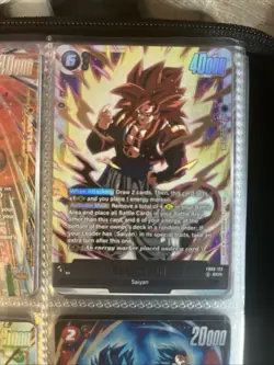 Bandai Gogeta: GT Battle Card SCR FB09-123 Dragon Ball Super English - Image 1