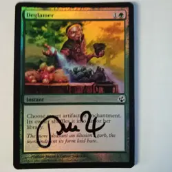 Magic The Gathering - 1x Signed Foil Deglamer (mtg) Morningtide - Image 1