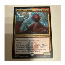 Wizards of the Coast MTG Niv-Mizzet, Parun GRN Rare 192 Blue Red 5/5 - Image 1