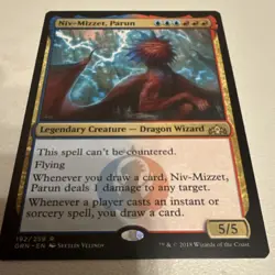 Wizards of the Coast MTG Niv-Mizzet, Parun GRN Rare 192 Blue Red 5/5 - Image 2