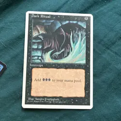 Dark Ritual MTG Core Set 4th Edition Regular - Image 1