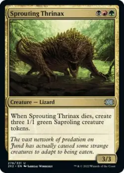 Sprouting Thrinax [Double Masters 2022] Magic MTG - Image 1