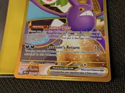 Team Rocket's Crobat ex Hyper Rare Pokemon SV10 Destined Rivals 242/182 Holo NM - Image 3