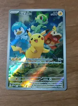 Pikachu 027 Near Mint Scarlet & Violet Black Star Promo #27 Pokemon TCG Shipnow - Image 1
